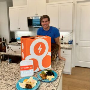 Sage Northcutt Instagram - @trifecta making end of the week meal prep easy!