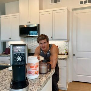 Sage Northcutt Instagram - Anyone have a Ninja Creami? Just got one myself and making some protein ice cream to try out and it’s bomb 😋 

#TeamRedcon1 code SAGE20 link in bio