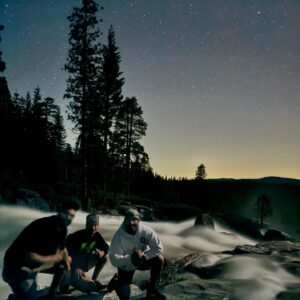 Sage Northcutt Instagram - Epic hike over a 100  foot waterfall with some crazy stars out tonight!