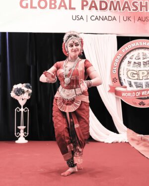 Sahithi Avancha Instagram - Today, I proudly share with you all my passion for dance, a craft l've worked hard to master throughout my journey! Through classical dance, l've learned discipline, control, and technique that helps me keep the perfect form. I am so proud to celebrate the beauty and grace of my classical dance. From learning my first step, to perfecting complex sequences and expressing my art through each move, I would like to take this moment to thank my Guru, smt vani Ramana garu @_vani_ramana 🙏🏻I owe so much to my guru for her support, guidance, and kindness. Thank you for believing in me and guiding me along this journey.
I hope to continue to express myself through dance.
Here's to many more years of expressing myself through the timeless art of dance.
✨✨

#dance#kuchipudidance#simhanandinidance#artofdance#kuchipudi#newpost#dancepost#danceperformance