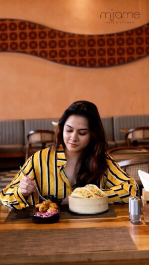 Sahithi Avancha Instagram - As I walk through the doors of Mirame cafe and kitchen, I’m immediately enveloped in a serene atmosphere that fills my heart with contentment. The well-lit and hygienic space is a testament to the restaurant’s commitment to providing their customers with a premium dining experience.
Mirame cafe and kitchen has become my go-to place for a variety of reasons, the first being their sumptuous cuisine. Their food is so flavorful that every bite leaves me in a state of bliss.
But the experience at Mirame is not limited to the delicious food. It’s also the perfect place to unwind and treat oneself. The friendly staff ensures that I always feel welcome and taken care of. Whether I’m grabbing a quick coffee or settling in for a luxurious dinner, they never disappoint.

As a loyal customer, I’m honored to do a collaboration post with the wonderful team at Mirame cafe and kitchen.

I’m looking forward to many more delicious meals and memorable experiences at your cafe. ❤️

#mirame#cafeandkitchen#miramemoment#foodie#foodreel#instareel#sahithiavancha