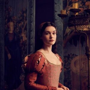 Sai Bennett Instagram - Introducing Princess Mary.. 👑 She could be giddy in 7 languages. So excited that I got to play this kick ass princess and can’t wait for it to come out on  October 11th @starz #thespanishprincess #starz