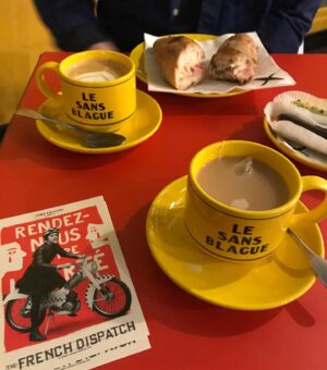 Sai Bennett Instagram - A Francophile and a Wes Anderson fan
