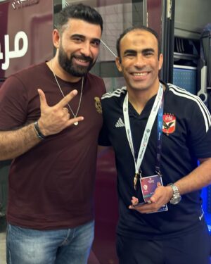 Saif Oreibi Instagram - شكراً لإدارة فريق النادي الأهلي ولاعبيه وجهازه الفني على الدعوة الكريمة وعلى تلك اللحظات التذكارية الرائعة التى لا تُنسى .. والتى تكللت وتجملت بكأس السوبر في ليلة من أجمل ليالي القلعة الحمراء باستاد هزاع بن زايد في دولة الإمارات العربية المتحدة .. وانتظروا أغنية إهداء من شركة مقام لفريق النادي الأهلي 

غناء وألحان عماد كمال 
كلمات أحمد حسن راؤول
#النادي_الاهلي @alahlyegypt 
#سيف_عريبي