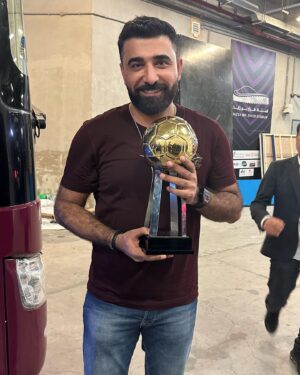 Saif Oreibi Instagram - شكراً لإدارة فريق النادي الأهلي ولاعبيه وجهازه الفني على الدعوة الكريمة وعلى تلك اللحظات التذكارية الرائعة التى لا تُنسى .. والتى تكللت وتجملت بكأس السوبر في ليلة من أجمل ليالي القلعة الحمراء باستاد هزاع بن زايد في دولة الإمارات العربية المتحدة .. وانتظروا أغنية إهداء من شركة مقام لفريق النادي الأهلي 

غناء وألحان عماد كمال 
كلمات أحمد حسن راؤول
#النادي_الاهلي @alahlyegypt 
#سيف_عريبي