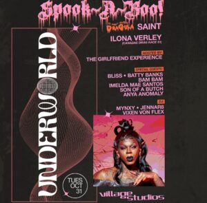 Saint Instagram - Let’s get this Holloween started 🩸

October 27th: Portland , ME 
BloodBath @genosrockclub_official 

October 28th : Boston , MA 
Hocus Pocus Dragbrunch @flipphoneevents 

October 28th:Boston ,MA
@icaboston Surreal Ball

October 28th: @gaybashdboston 

October 29th :
90s horror Drag Brunch @flipphoneevents 

October 31st Vancouver, Canada :Spook A Boo! 
@villagestudioslife 

November 3rd :Cleveland OH
 @glamgorecle 

November 4th: Canton OH 
Dollhouse Divas Drag Revue
@theauricleoh

For Booking Inquiries: queendomtalent@gmail.com
(@entrthequeendom )