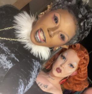 Saint Instagram - I just wanted to drop a random shout to the best Drag sister /best friend in the world thank you for letting destroy you things and wear your one wig you have been there since the beginning of everything Visit her booth at Drag Con and call her ugly for me 😘 @aiden_zhane