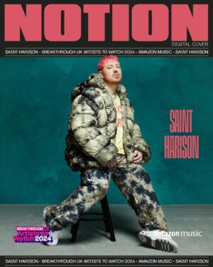 Saint Harison Instagram - @notion cover boy 🤩🤩 thank u so much @amazonmusicuk for recognising me as a breakthrough artist for 2024 woweee!!!! 💖💖💖💖

——

Creative Direction @daisydeane @dela.studio
Photography @rashidinoah assisted by @alexwilsonstudio
Styling @saintharison & @carlottaconstant assisted by @imanniegale & Mollie French
Makeup @mayamanartist assisted by @tmeasto @makeupbybabicompos
Hair @shamara_roper assisted by Donica Campbell
Gaffer @barneyarthurphoto
Spark Jeremy Sharpe
Producer @ellycraig32 @dela.studio
1st AD @rose_esme_lucas
2nd AD@midknights_music
Set Dresser @pipeahhh
Production Assistants @yatesamy @oliviaalicew 
Backdrop & Props @blackhurstandco
Artist assistant: @itsroseblade