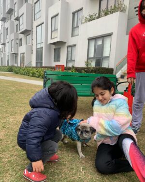 Saisha Bajaj Instagram - Sunday fun with @kabir_s_bajaj 
#sundayfunday #homesweethome