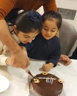 Saisha Bajaj Instagram - Dad’s birthday. 
Love you to the moon n back . 
#dad #daddyslittlegirl #birthday #birthdaycake