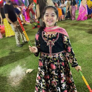 Saisha Bajaj Instagram - Festivities Around ❤️
Dandiya Night fun 😍😍