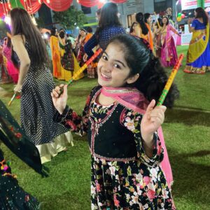 Saisha Bajaj Instagram - Festivities Around ❤️
Dandiya Night fun 😍😍
