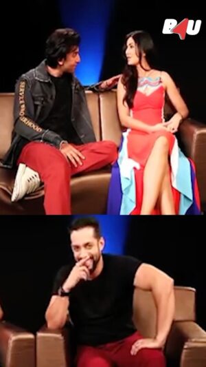 Salil Acharya Instagram - Shes burning up the screens with #tiger3 is @katrinakaif and well hes about to explode with #animal #ranbirkapoor
Got these from the archives #host 
One of the funnest chats ever