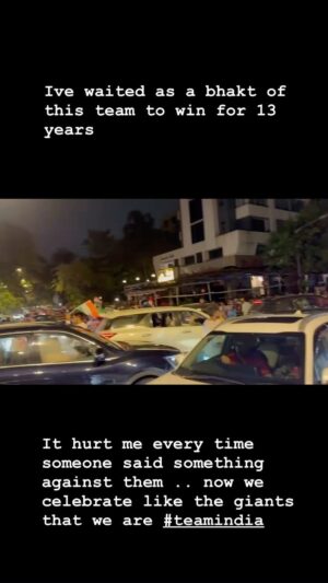 Salil Acharya Instagram - This is everyone of us .. its been personal this win .. every time they said match was “fixed” “chokers” … overrated it hurt all of us … if u passionately follow sport you knw how much each pkayer was hurting … fly high champs … uve made us feel exactly like all indians should .. like world dominators #t20worldcup #rohitsharma #viratkohli #indvssafinal