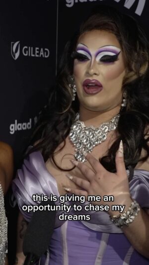 Salina EsTitties Instagram - Backstage at the #GLAADawards, @estitties reflected on @rupaulsdragrace’s win and talked about how being on the show has impacted her life.
