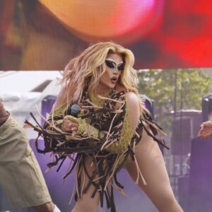 Salina EsTitties Instagram - This moment will forever be one of my proudest. 
Getting to perform my own original music in my hometown @wehopride after years of attending since i was 18 years old. I’ve been working on living in the moment, not being stressed and trusting that what i’m creating MEANS something. Getting to expiernce this with my best friends who have seen me since the beginning…when we were getting dressed in an alley to WALK the pride parade as little babies, and now sharing the same stage as Janelle Monae and Kylie! 
After this weekend I feel so #Proud of myself. Thank you to all my friends and lil nips who showed up for me for this moment. Ah 🥲 🌟 🎤 
Thank you @officiallyoutloud @jeffcons @meetjjla for this opportunity. 
Special Guest Bestie @tokesbadd 
Choreographed @msilas23 
Papi Dancers @msilas23 @aj_wtkns 
Dora’s @violetathequeen @mscakemoss @barbra.please 
Bootz @jaxphoenixx 
My assistants backstage @brittneysawyeer x @dflores_14 
My management @pegmgmt @maddiejac0bs 
My agents @warnertalentagency @richdrever 
My bts savior @dylan.d.thai 
For these photos @simplyyours.creativehr 
Hair styled by @callher6 
Outfit by @ricocavalli 
Styling consultings @sebastienhohl_ 
@chaddmcmillan for stoning my coat the night before
and allll my friends who came and have been there, i thank you!
#Pride #Outloud #LiveMusicFestival