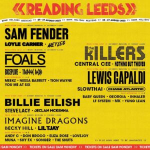 Sam Fender Instagram - I first went to Leeds festival 10 years ago as a teenager, me and Deano spent the entire week launching hot dogs out of a gazebo pole at random crowds of lads chanting ‘Yorkshire Yorkshire’. One night I was out cold in my tent from necking a bottle of vodka at Eagles of Death Metal my tent got set alight - some fine young hero from Sheffield pissed out the fire to save me. Thankfully because of that lad whose name I can’t remember, I didn’t perish in the flames, little did he know he’d just saved Reading and Leeds’s 2023 headliner. See you down the front x