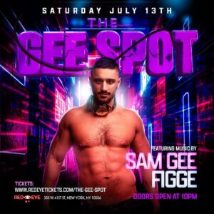 Sam Gee Instagram - TONIGHT in NYC 🎉🎉
Hope to see you there! 🔥🎯
@redeye_ny @dj_figge