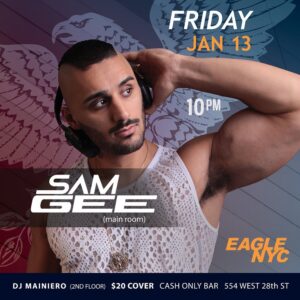 Sam Gee Instagram - This weekends festivities 💃🏽
FRIDAY @ @eaglenyc 
SUNDAY MORNING @l.p.n_afterhours MIAMI ☀️
See you soon! 🔥🔥