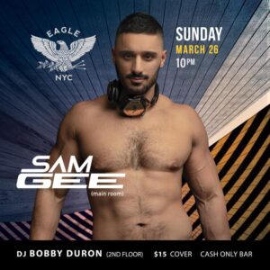 Sam Gee Instagram - NYC 
See you at The @eaglenyc this Sunday! 🔥🦅