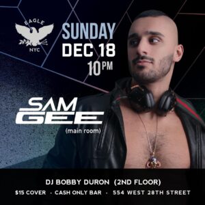 Sam Gee Instagram - @eaglenyc this SUNDAY 🎉🦅
See you there!