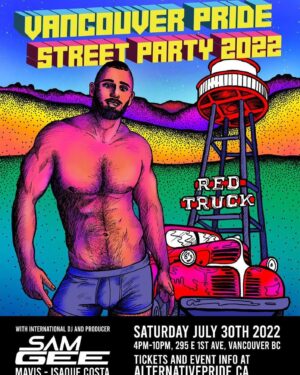 Sam Gee Instagram - VANCOUVER 🇨🇦
I am beyond excited to be djing for @artandleisure.ca and @alternativepride2022 this year at The Red Truck Brewery ! 🏳️‍🌈
This is a full circle moment for me, playing in my home city and country for the very first time!!

Get your tickets at: www.showpass.com/streetparty