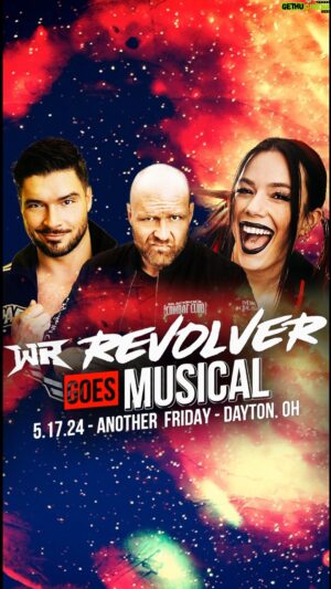 Sam Johnston Instagram - 🎵 REVOLVER GOES MUSICAL 🎵 

This may be our best or stupidest idea ever.

A full MUSICAL recap of results and moments!

#RevolverFRIDAY
5.17.24
Dayton, OH

Watch the @FiteTV  replay, NOW!

#WrestlingRevolver #aew #wwe #nxt #tnawrestling #musical #musicaltheatre #musicaltheater #musicaltheatrelife #wickedmusical #beetlejuicebroadway #broadway