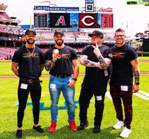 Sam Johnston Instagram - Coolest boy name, EVER.

@reds 
@tnawrestling
