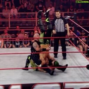 Sam Johnston Instagram - Sometimes ya gotta destroy two dumbasses with one Piledriver.

@impactwrestling 
#impactwrestling 
#impactonaxstv