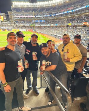 Sam Shahidi Instagram - Summer ‘23 was special. 

Just crushing it in sales with the team, having fun with friends, family, our Day 1s, and drinking Happy Dads

Cant wait for Fall to start! We got some 🔥🔥 stuff coming 📈