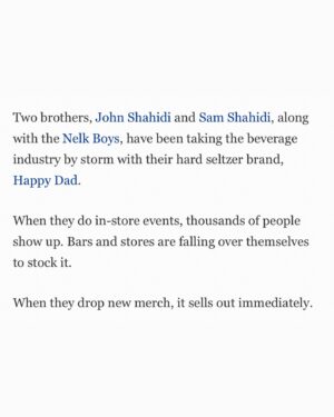 Sam Shahidi Instagram - @forbes this week… @happydad 🫡📈