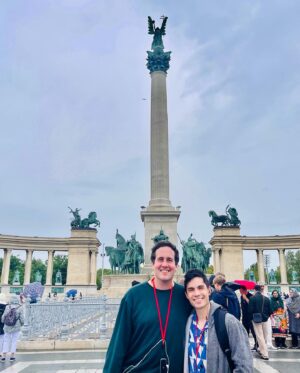 Sam Tsui Instagram - Europe trip 2023 - Passau, Česky Krumlov, Dürnstein, Vienna, Bratislava, Budapest 🌍 @caseybreves and I had an amazing time but so happy to be back in LA with Elaia!!