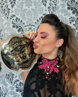 Samantha Allen Instagram - #AndStill @wrestlingkult2016 Womens Champion 🏆