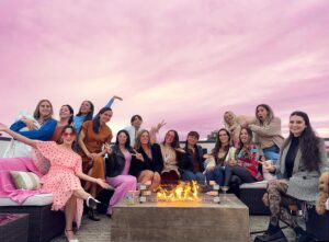 Samantha Win Instagram - What a year!! Year 6 of celebrating Galentines 💕🌷 An extra thank you to @nat_pad for organizing and communicating and making this happen!! Also extra props to @sofilustig for joining us even though you gave birth 2 weeks ago 🤯. I’m so so so grateful for every lady in this photo (and more that are not in here). 

@breannadalglish , you started a beautiful tradition that has brought so much joy to my heart… and I’m so happy you could end up making it afterall!! 

Alrighty, love you guys!! Gonna go explode now 🫡🥰🌷