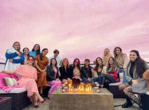 Samantha Win Instagram - What a year!! Year 6 of celebrating Galentines 💕🌷 An extra thank you to @nat_pad for organizing and communicating and making this happen!! Also extra props to @sofilustig for joining us even though you gave birth 2 weeks ago 🤯. I’m so so so grateful for every lady in this photo (and more that are not in here). 

@breannadalglish , you started a beautiful tradition that has brought so much joy to my heart… and I’m so happy you could end up making it afterall!! 

Alrighty, love you guys!! Gonna go explode now 🫡🥰🌷
