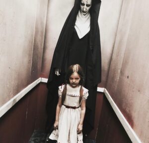 Samara Lee Instagram - 👑Day 10: #FunFactFriday👑
•
•
•
A fun fact about me is that i’m an actress! i’ve been acting since I was 5 years old. My biggest role  was being in the Annabelle series! 
•
•
(I hope I didn’t scare you too much with these photos 😂❤️)
•
•
#jrmisstarheelstatecosmos #cosmossocialmediachallenge #themostbeautifulgirlsinallthecosmos #cosmospageants #cosmosus #AnnabelleCreation #samaralee