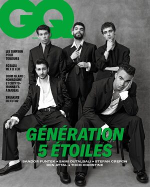 Sami Outalbali Instagram - Un peu trop beaucoup hyper fier🔥 GQ cover avec ces génies @theochristine18 @sandorfuntek @ben_attal #stefancrepon  Merci a @fabienmontique @jonathan_huguet @mathilde.makeupartist @sachamass @pam_boy @wintagme @sarata_drm et bien sûr @gqfrance ❤️🖤💚💚