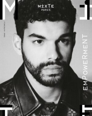 Sami Outalbali Instagram - Thank you @mixtemagazine @laurenthumbert05 @franckbenhamou @sanchezlea_ @shu_nishimurahair @wiseandtalented @stevencanavanmakeup @walterschupfermanagement  @louisvuitton 🦾🖤