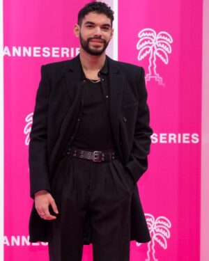 Sami Outalbali Instagram - Such an amazing week, thanks again @canneseries @boucheron 🖤🙏🏽