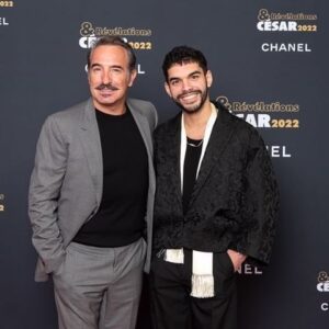 Sami Outalbali Instagram - Merci encore @jeandujardin pour ton soutien, ta bienveillance et tes conseils, c’était une très belle soirée @academiedescesar ✨✨🙏🏽