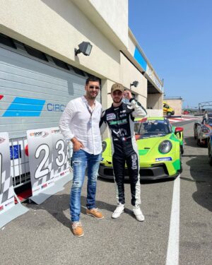 Samir Benzema Instagram - Un grand bravo @lucasvalkre pour ta 3eme place au @gtopen.official au @circuitpaulricard 🏎 tu ouvres cette saison avec excellence 👏🏼🚀 #gtopen #paulricard #porschegt