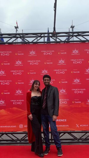 Sammi Barber Instagram - 🎪✨ Toronto Cirque Du Soleil - Echo show & premier last night - such a great time! @cirquedusoleil #cirquedusoleil #ECHO #ECHOCirque #mediainvite 🎟️✨ comment or DM me Tickets if you want the link! They are 30% off for a very limited time. 

Thanks again for the welcome drinks, popcorn, entertainment, photo oops, circus evening, under the big top, snacks and entertainment! Such a fun premier event.