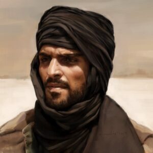 Sammy Sheik Instagram - Much love to the artist who created this rendering of my Janjaweed character in Darfur. 🙏🏽❤️ #darfur #tbt #actorslife