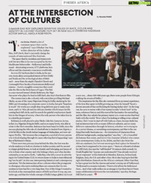 Samuel Abiola Robinson Instagram - Dilli Dark Featured in the FORBES AFRICA June/July Print edition.

Thank you @dibakardasroy @forbesafrica @renuka.methil @renukamethil