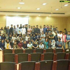 Samuel Abiola Robinson Instagram - 😍 Thank you University of Delhi Malayali Students for having me over. It was a refreshing interactive session. ❤️