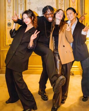 Samuel Arnold Instagram - Our first screening! Thank you to everyone who showed up and supported us! We had so much fun 🥹 Stay tuned for more soooon

Photo: @l.olympe 
Venue: @pavyllon_paris
