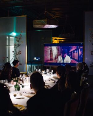 Samuel Arnold Instagram - Our first screening! Thank you to everyone who showed up and supported us! We had so much fun 🥹 Stay tuned for more soooon

Photo: @l.olympe 
Venue: @pavyllon_paris