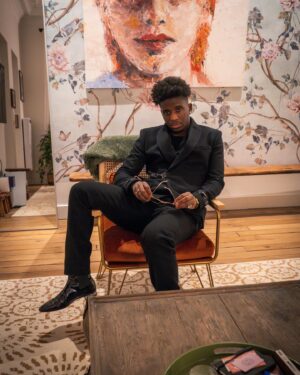 Samuel Arnold Instagram - **Epic Night with the Crew** 🔥 Thanks to @louboutinworld for a night that sparkled brighter than the Paris skyline. ✨ From us, a thousand thanks!

#Louboutin #ParisGlam #party

Photo: @ebokvision 
Stylist: @la_haut_