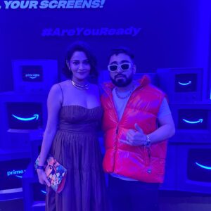 Samvedna Suwalka Instagram - @primevideoin this was fun! 💙🤎💙

#sanjayrautray