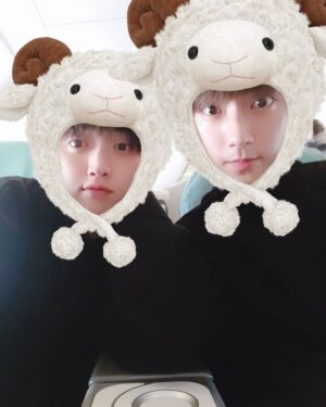 Sandeul Instagram - 잘다녀올게요~♡♡
바나 기다려~~🐑🐶🐥🐑